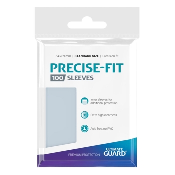 Ultimate Guard Precise-Fit Sleeves Standardgröße Transparent (100)